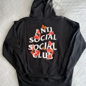 Anti Social Social Club Black Cherry Blossom Sweater